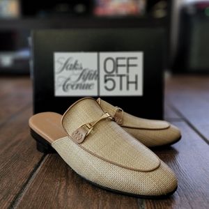 Saks Off 5thMen's Open Back Loafer Mule Shoes Sz 9.5